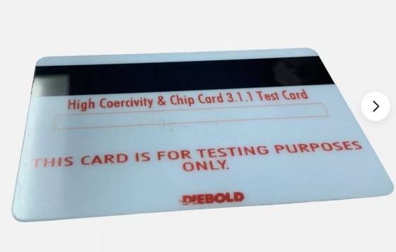 Diebold Nixdorf Hi-Co testkaart ASTP 49201476000B    OEM magnetische streepkaart