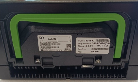 1750301684 01750301684 Automaten onderdelen DN 200 N906 Diebold Nixdorf AIC ALL IN CASSETTE CONV Automaten reserveonderdelen