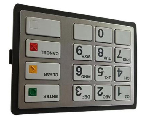 49249441768A 49-249441-768A ATM-onderdelen Diebold Keypad EPP7 PCI-Plus LGE ST STL HTR ENG(US) ATM-onderdelen